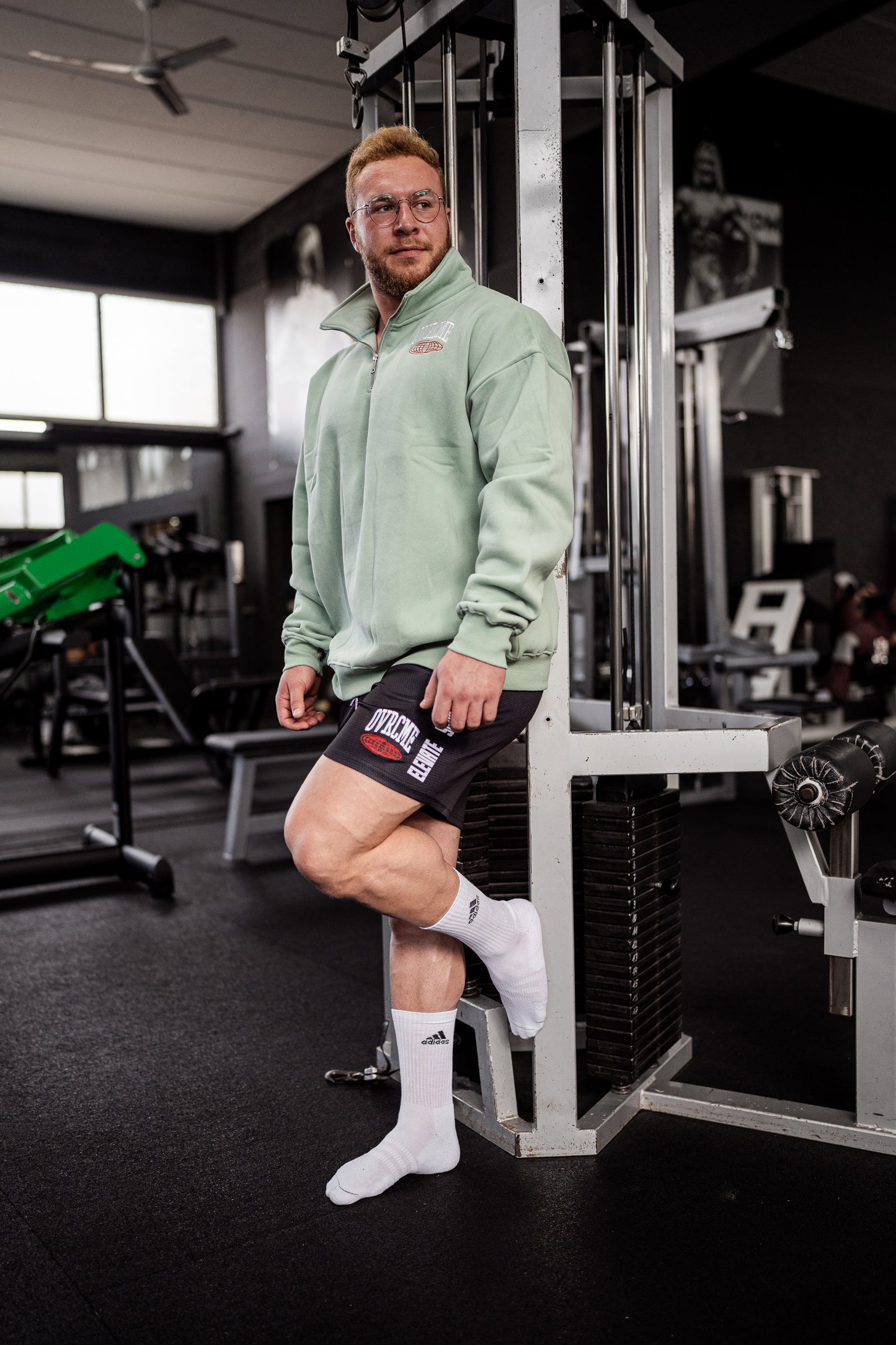 ELEVATE Performance Club 1/4 ZIP-Pullover (mint)