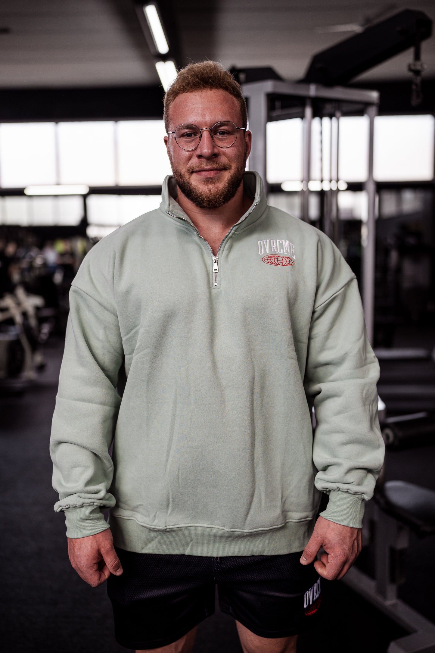 ELEVATE Performance Club 1/4 ZIP-Pullover (mint)