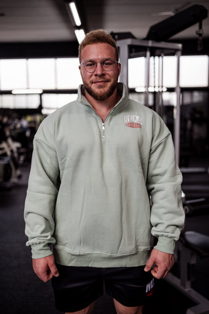 ELEVATE Performance Club 1/4 ZIP-Pullover (mint)