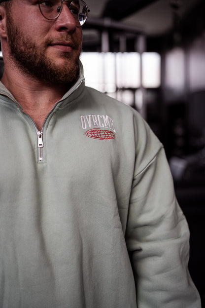 ELEVATE Performance Club 1/4 ZIP-Pullover (mint)