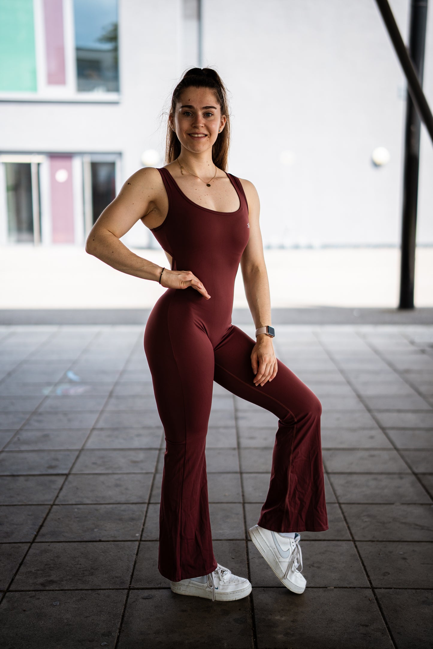 Essential Classic Jumpsuit (rosewood-red) - OVRCME ATHLETICS