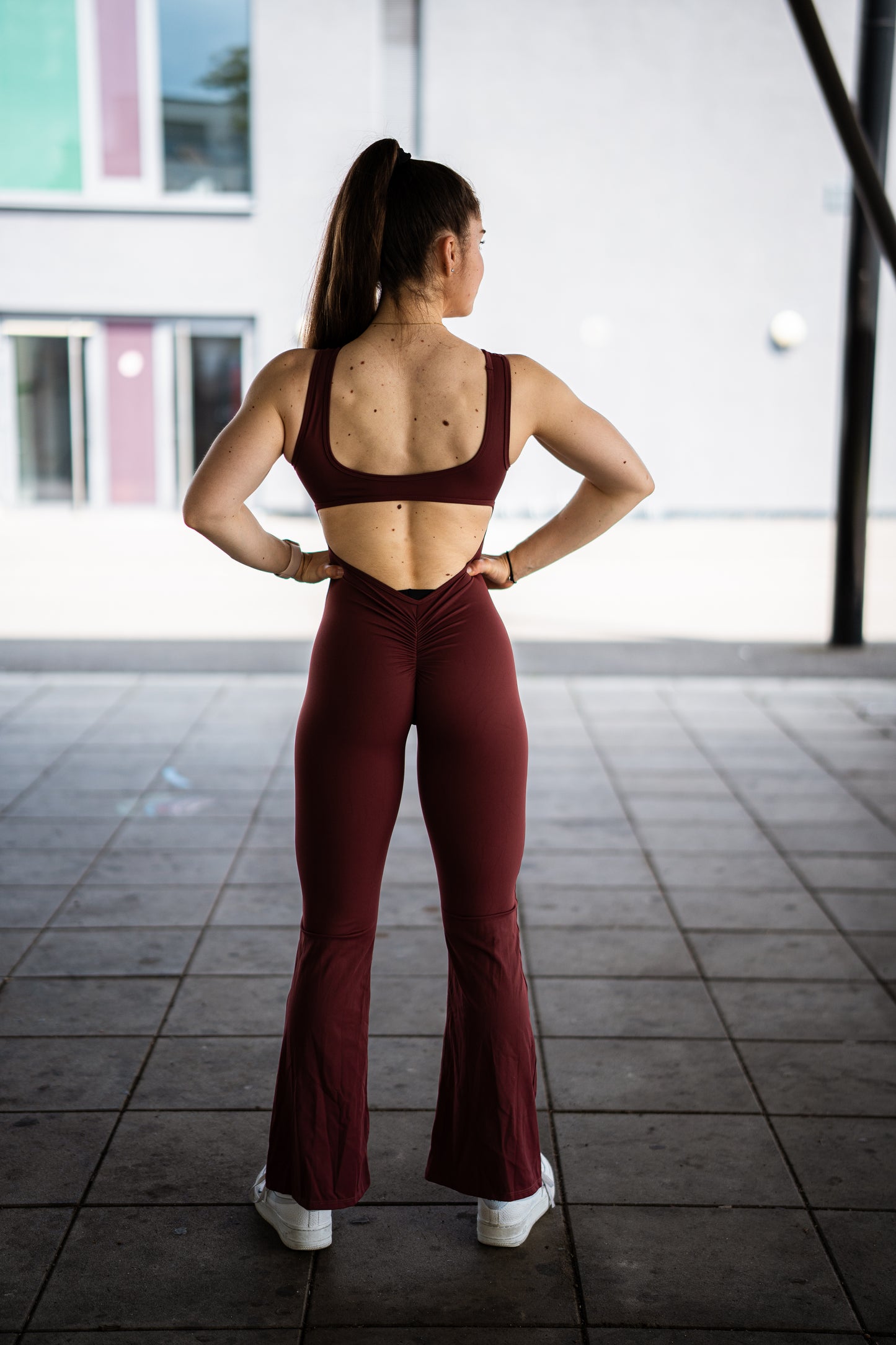 Essential Classic Jumpsuit (rosewood-red) - OVRCME ATHLETICS